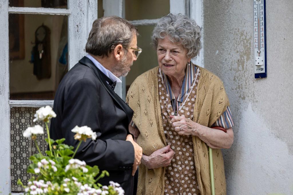 Kotrmelce pana herce - Tomáš Töpfer a Iva Janžurová. Foto: Česká televize.