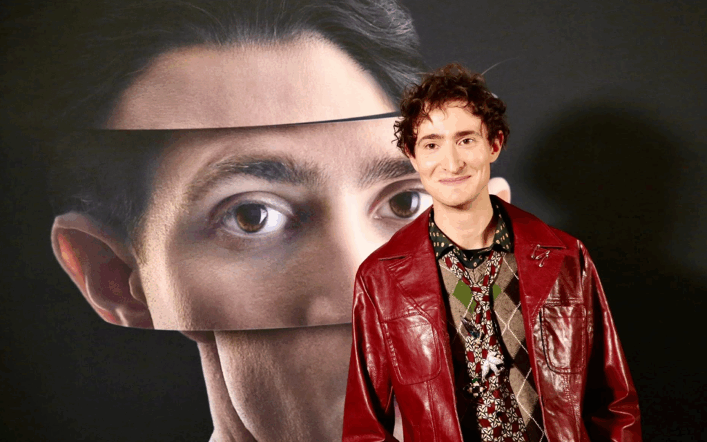 Idan Weiss jako představitel titulní role na německé premiéře filmu "Franz". Zatímco v Česku se film jmenuje "Franz", v Německu "Franz K." a v Polsku "Franz Kafka".